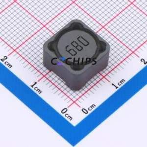 Inductor de Potencia SMD DRH127-680MT-S, 12.5x12.5mm (Inductancia: 68uH) (Precisión: 20%) (Corriente Nominal: 2.1A) - Product Image 1