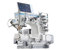 Machine à coudre industrielle Jack K60 à trois aiguilles et cinq fils, intelligente, IoT, haute efficacité, pour surpiqûres