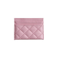Dompet Kartu Kredit Kulit PU Promosi Warna Fashion, Tas Uang Receh Mewah, Dompet Mini