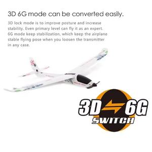 Avión Planeador RC Eléctrico Wltoys XK A800 de Espuma EPO de 5 Canales, RTF 2.4Ghz con Giroscopio de 6 Ejes, Modo 3D 6G, Juguete Volador de Radiocontrol - Product Image 6