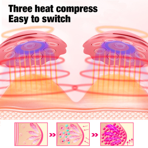 Wireless <b>Remote</b> <b>Control</b> Electric Breast Enhancer Machine <b>Vibrating</b> Breast Massager Enlargement <b>Vibrator</b> - Product Image 5