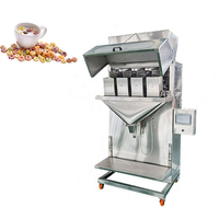 Machine d'emballage semi-automatique pour le remplissage de sachets en plastique par thermoscellage, pour épices, poivre, sel, sucre