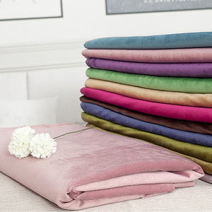 네덜란드 벨벳 무지 소파 커버링 원단 홈 텍스타일 천연 스트링 방진 화장품 포장 파우치 다이닝 원단 - Product Image 6