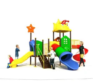 Parque de juegos de arena para niños, estación de juegos colorida grande, guardería, uso comercial, equipo de patio al aire libre, nuevo modelo 2021