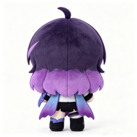 Peluche Anime Personnalisée, Figurine en Peluche, Conception OEM, Personnage de Dessin Animé, Poupées Kpop Violettes pour Cadeau Unique, Vente en Gros