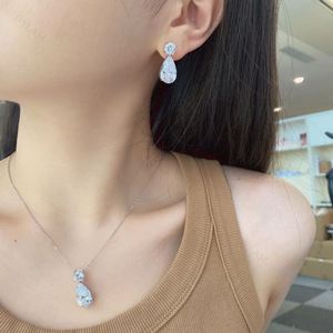 Dylam Trendy Stud Women Luxury Jewelry Cubic Zirconia 925 <b>Sterling</b> <b>Silver</b> Teardrop <b>Dangle</b> <b>Earring</b> Butterfly <b>Earrings</b> - Product Image 1