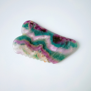 Huiying-Herramientas de masaje de raspado Gua Sha, piedra fluorita Natural, tablero Guasha para tratamiento de <span class=keywords><strong>SPA</strong></span> - Product Image 4