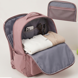 OEM Custom Dusty Rose Women Pickleball Bag Waterproof Large Capacity <b>Backpack</b> with Anti-Odor Shoe Compartment 2 Racket Slots - Product Image 3