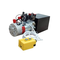 Pompe hydraulique à double effet de 15 quarts, unité de puissance pour remorque à benne basculante, camion, CC 12v