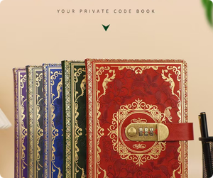 Promozionale A5 con copertina rigida per Notebook composizione di 100 pagine cancelleria B5 formato a fogli mobili blocco con Password quaderni di scuola all'ingrosso - Product Image 1