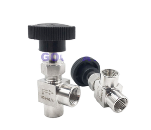 Pompe à eau manuelle basse pression 1000W avec mini-vanne à aiguille et raccord fileté NPT ou BSP mâle ou femelle - Product Image 1