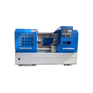 china CAK6150 Flat bed Siemens CNC control metal Lathe Machine With Hydraulic Chuck price for sale