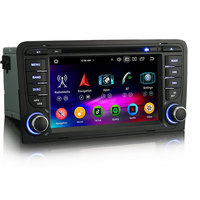 Erisin ES6573A Autoradio Android 14.0 GPS 7 pouces DSP avec CarPlay sans fil pour AUDI A3 S3 RS3 RNSE-PU BT5.0 Lecteur DVD de voiture