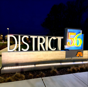 Tùy chỉnh kích thước lớn quảng cáo hiển thị logo cửa hàng phía trước miễn phí thường vụ dấu hiệu frontlit <span class=keywords><strong>LED</strong></span> công ty dấu hiệu tầng signage - Product Image 6