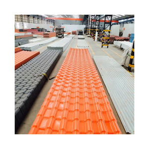 Materiali da costruzione <span class=keywords><strong>tegole</strong></span> solari ondulate UV proteggono lo strato del tetto del PVC delle mattonelle di tetto - Product Image 1