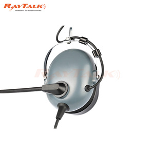 Casque téléphonique d'aviation passif 23dB avec suppression du bruit de microphone flexible pour les pilotes - Product Image 3