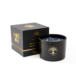 AIKUN Natural Soy Wax Handmade Glass Jar Scented <b>Candle</b> Retail Ready Custom Packaging Glass <b>Candle</b> for Home Fragrance - Product Image 3