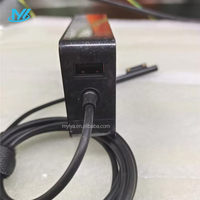 Pengisi Daya MYiYAE Surface Pro 3 4 36W 12V 2.58A, Kompatibel untuk Microsoft Surface Pro 3 4 I5 I7 5 Laptop Go 3/2/1