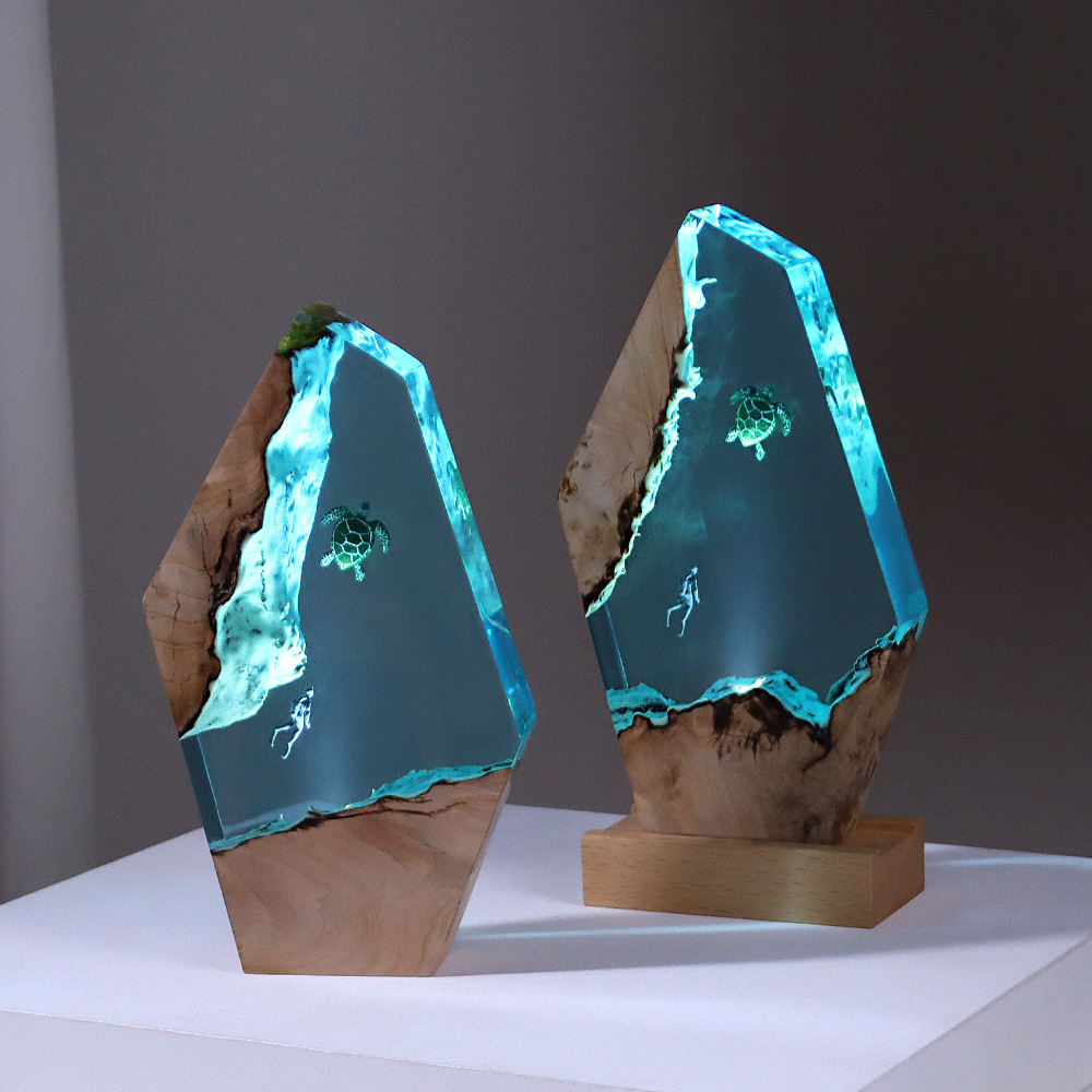 murano lamp beddide table