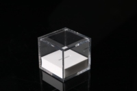 8x8x10 cm boîte acrylique transparente Cube EVA boîte conteneur anti-poussière boîte conteneur de protection