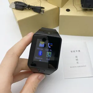 공장 저렴한 DZ09 스마트 시계 모바일 지원 Sim 카드 전화 Smartwatch 저렴한 스마트 시계 알람 시계 A1 Q12 Q19 T500 i7
