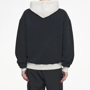 เสื้อฮู้ดขนแกะ400gsm สำหรับผู้ชายเสื้อจัมเปอร์สองชั้นทรงหลวมพิมพ์ลายพัฟตามสั่ง - Product Image 4