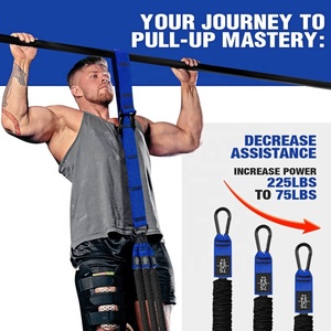 CZFIT Pilates Double Loop Straps <b>Pull</b> Assistance <b>Bar</b> Resistance Bands-Heavy-Duty Adjustable Light Weight Fitness Accessories - Product Image 6