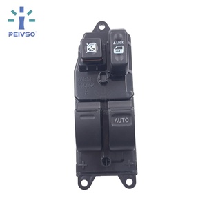 Interrupteur de lève-vitre électrique avant PEIVSO RHD, remplacement direct pour Toyota Hilux Hiace Land Cruiser 96-08 OEM 84820-10090 - Product Image 1