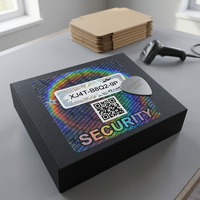Étiquettes holographiques personnalisées à gratter, autocollants de garantie de sécurité, ronds, anti-contrefaçon, imprimés en rouleau