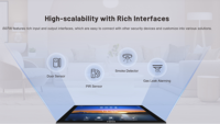 Fanvil I507W Monitor de Videoportero Interior con Pantalla Táctil Android 9 de 10 Pulgadas, Wi-Fi 2.4G 5G, 2W AEC, 8 Entradas de Alarma, Relé RS485