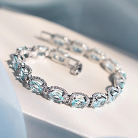 Bracelet en dentelle de luxe YINONG haut de gamme, chaîne en alliage, pierre naturelle ovale, bijoux polyvalents pour tous les jours, certifié IGI, pour femmes