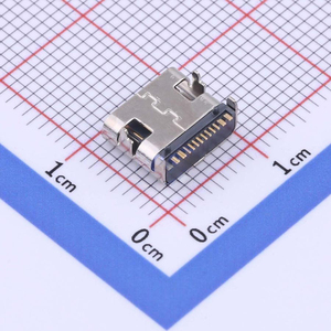 Conector USB 3.1 Tipo C de Alta Corriente 5A, 16 Pines de Cobre, Producto TYPE-C-31-M-12, Conectores USB SMD, ROHS - Product Image 3