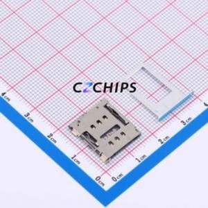 XDSM-0615-A012 SIM Card Connector SMD Connector Card Tray Type Nano SIM Card 1.5mm - Product Image 1