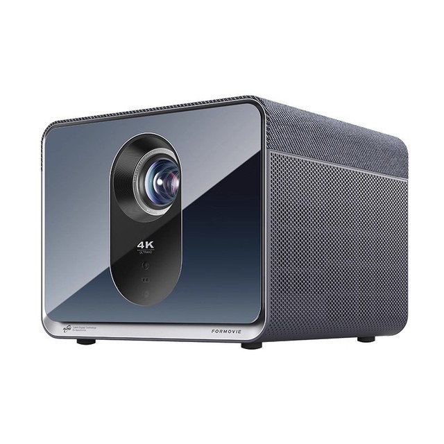X5 Pro DLP Laser Projector 4K Ultra HD 100-Inch Home Theater Office 3D Built-In WiFi USB Portable 2500-3000 Lumens 3-Year