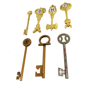 Logo personalizzato bomboniere matrimonio scheletro chiave apribottiglie <span class=keywords><strong>film</strong></span> Prop medaglia chiave - Product Image 1