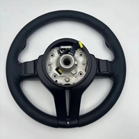 Volant sport en cuir 3 branches amélioré de la série M sans palettes de changement de vitesse pour les séries 6 F30 F20 F10 F05 et séries F E70 E90 E80