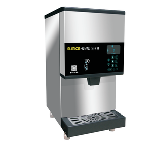 Máquina de Hielo Comercial y Dispensador de Agua y Hielo de Sobremesa: 22L/h, 2 en 1 (Hielo + Agua Fría + Mezcla), Acero Inoxidable 304, Conexión Directa, Silencioso ≤45dB, 22 L/h - Product Image 1