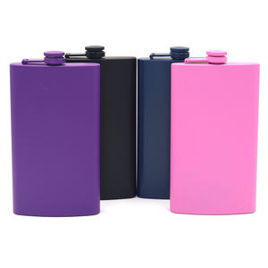 时尚七彩定制颜色10盎司大高级威士忌升华酒壶 - Product Image 6