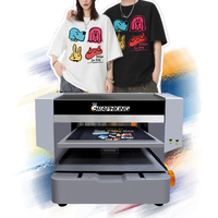 Graphking Factory A3 30cm Tamaño Camiseta Impresión directa en telas de algodón Textil digital DTG Impresora Plotter Machine
