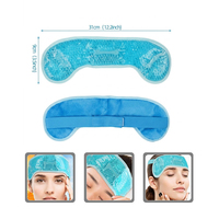 Enveloppe de glace personnalisée réglable pour la migraine, compresse de gel froid pour le front, soulagement des maux de tête, des tensions et des douleurs sinusales