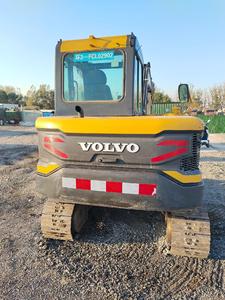 Excavateur sur pneus Volvo EC55 original de seconde main 5.5 tonne 0.2m3 godet 90% état neuf - Product Image 5