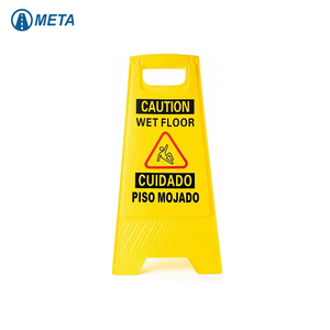 لافتة تحذير قابلة للطي على شكل حرف A - لافتة أمان صفراء للأرضيات - Product Image 1