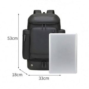 Custom Waterproof Oxford Fabric Large Capacity Dry Wet Travel <b>Storage</b> Bag Durable <b>Computer</b> Backpack With Shoe Compartment - Product Image 2