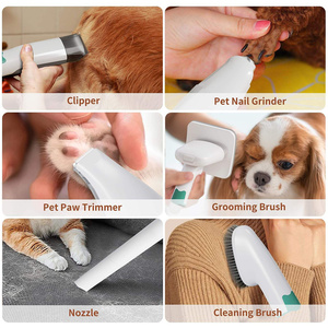 Kit sottovuoto per toelettatura per cani 7-in-1 con macina unghie taglio capelli e pettinatura asciugacapelli per animali domestici prodotto per la toelettatura - Product Image 4