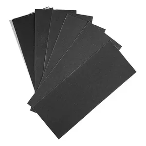 Hojas <span class=keywords><strong>de</strong></span> papel <span class=keywords><strong>de</strong></span> <span class=keywords><strong>lija</strong></span> abrasivas <span class=keywords><strong>de</strong></span> carburo <span class=keywords><strong>de</strong></span> silicio negro <span class=keywords><strong>de</strong></span> 9x3,6 pulgadas, resistente al <span class=keywords><strong>agua</strong></span>, resistente al <span class=keywords><strong>agua</strong></span>, OEM personalizable - Product Image 1
