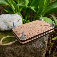 Kit de presse à fleurs en bois avec vis, planche de pressage gravée au laser pour l'art floral séché, artisanat DIY, herbarium, coffret cadeau