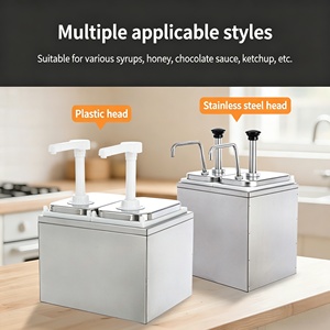 Distributeur de condiments électrique en acier inoxydable 3L, pompe automatique pour confiture, ketchup, etc., idéal pour la restauration - Product Image 6
