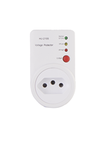 Protecteur de tension HJ-2166B norme brésilienne AC 220V 60Hz, protection contre les surtensions et les sous-tensions, 2200W, pour la maison