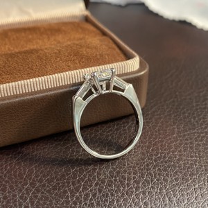 <span class=keywords><strong>Bague</strong></span> de <span class=keywords><strong>fiançailles</strong></span> en diamant de laboratoire certifié IGI, bijoux pour femmes, <span class=keywords><strong>or</strong></span> 10K 14K 18K, diamant de laboratoire créé, taille Radiant, VVS - Product Image 3