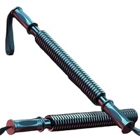 Expansor de Brazos y Pecho con Resorte, Fortalecedor de Agarre, Entrenador de Velocidad para Brazos y Manos, Equipo de Fitness para Pecho y Brazos, Negro, Tamaño Personalizable